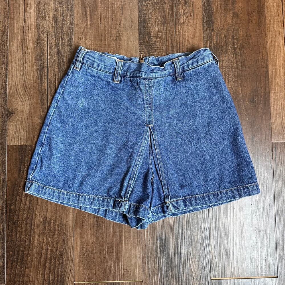 Vintage 90s/Y2K Denim Mini Skort Juniors 7